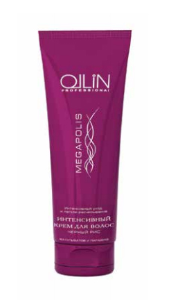 OLLIN PROFESSIONAL Крем интенсивный для волос на основе черного риса / MEGAPOLIS 250мл