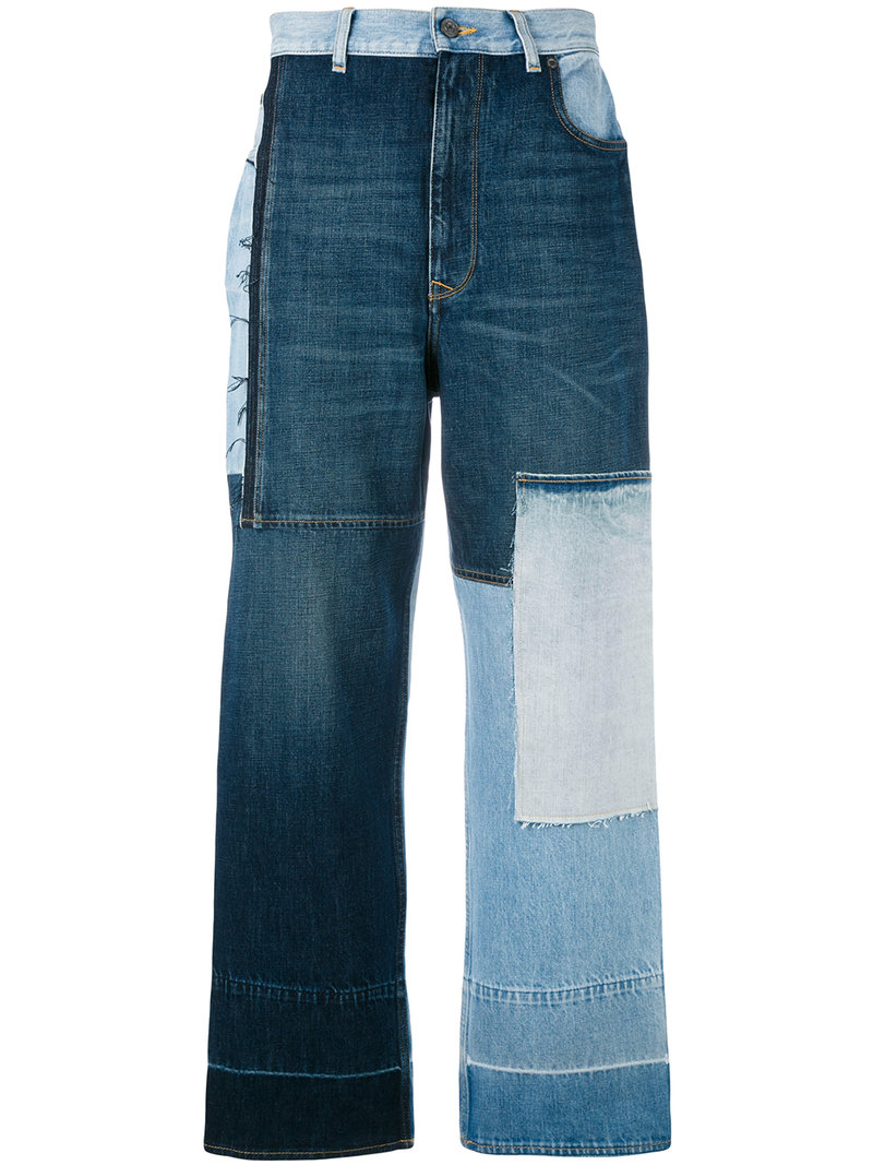 джинсы с контрастными панелями Golden Goose Deluxe Brand