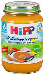 Хипп крем-суп овощной с индейкой с 6 мес 190г