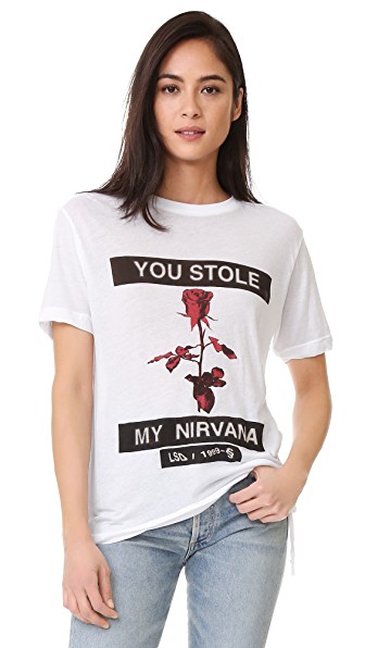 Прозрачная футболка Nirvana Rose