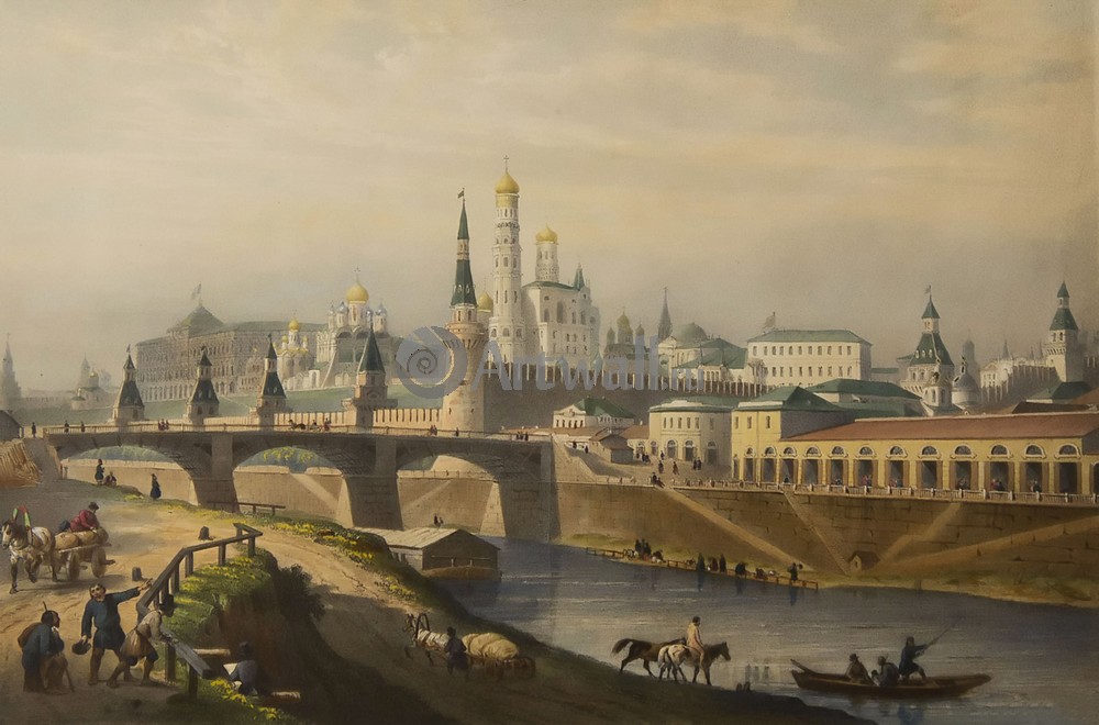 Москва - старинная живопись и графика, картина 