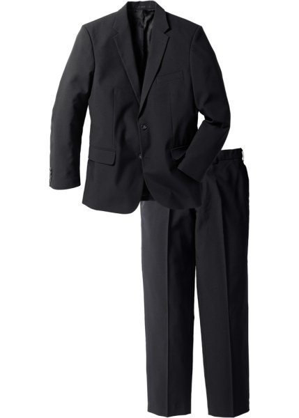 Мужской костюм Regular Fit (2 изд.), низкий + высокий рост U + S (черный)
