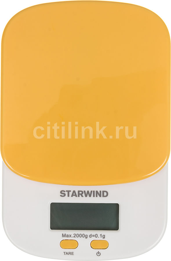 Весы кухонные STARWIND SSK2158, оранжевый