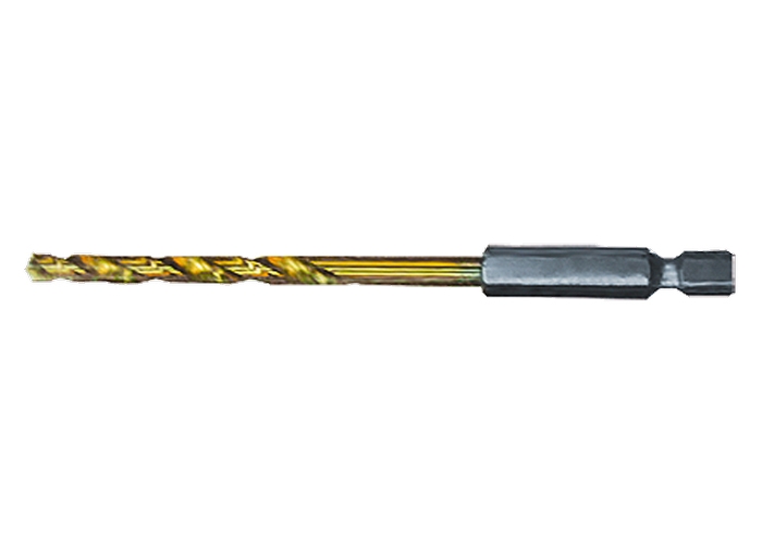Сверло по металлу, 3.2 мм, HSS, нитридтитановое покрытие, 6-гранный хвостовик Matrix 717322