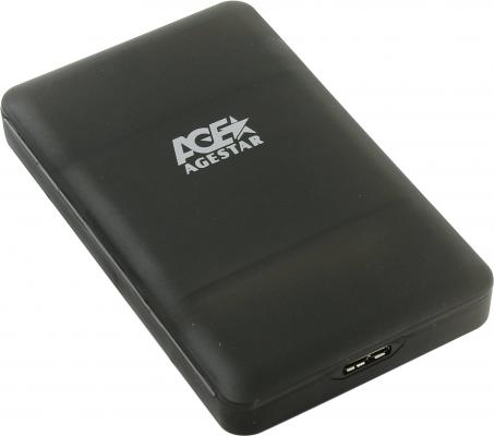Внешний контейнер для HDD 2.5" SATA AgeStar 31UBCP3C USB-С алюминий черный