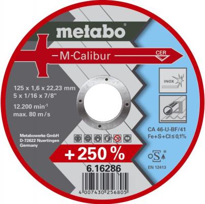 Отрезной круг Metabo M-Calibur 125x1.6 мм 616286000