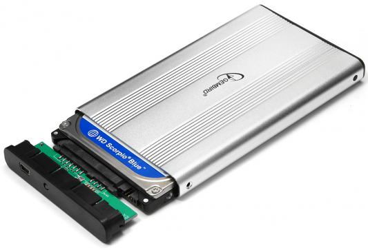 Внешний контейнер для HDD 2.5" SATA Gembird EE2-U2S-5-S USB2.0 серебряный