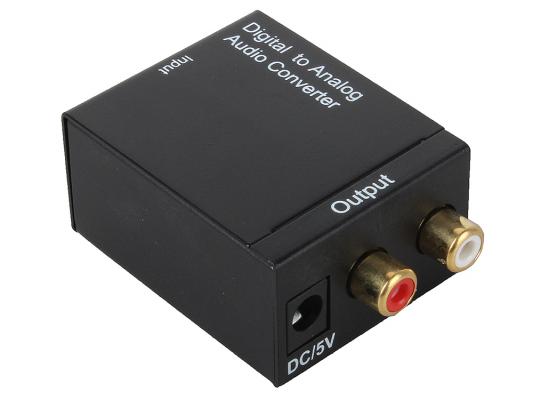 Декодер ORIENT DAC0202/N преобразование цифрового аудио сигнала в аналоговый стерео 1xToslink - 2xRCA