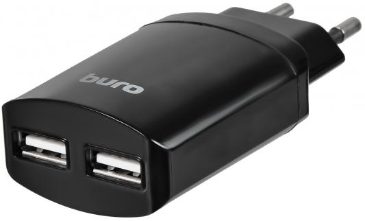 Сетевое зарядное устройство Buro MC001 Smart 2 х USB 3.4A черный