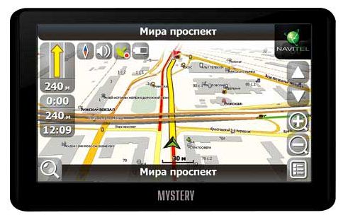 Портативный GPS-навигатор Mystery