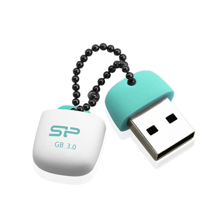 USB Flash накопитель 32GB Silicon Power Jewel J07 (SP032GBUF3J07V1B) USB 3.1 Белый / бирюзовый