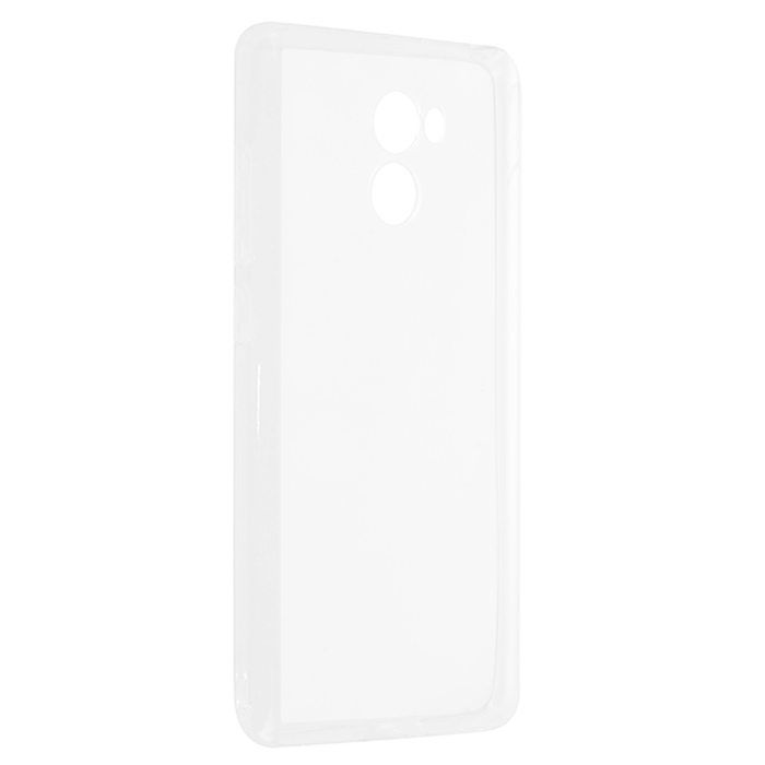 Чехол для Xiaomi Redmi 4X Gecko, Силиконовая накладка, прозрачно-глянцевая, белая
