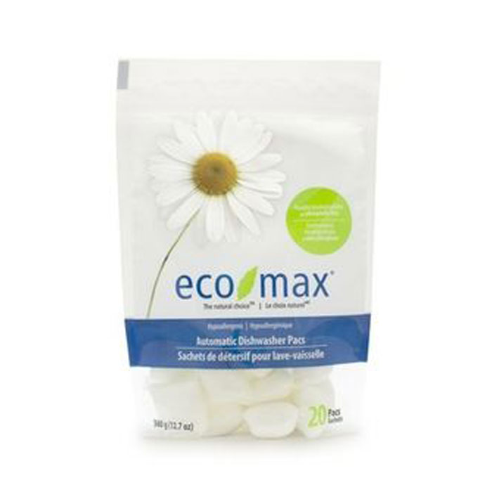 Таблетки для посудомоечной машины гипоаллергенные Eco-Max (капсулы) 20 шт