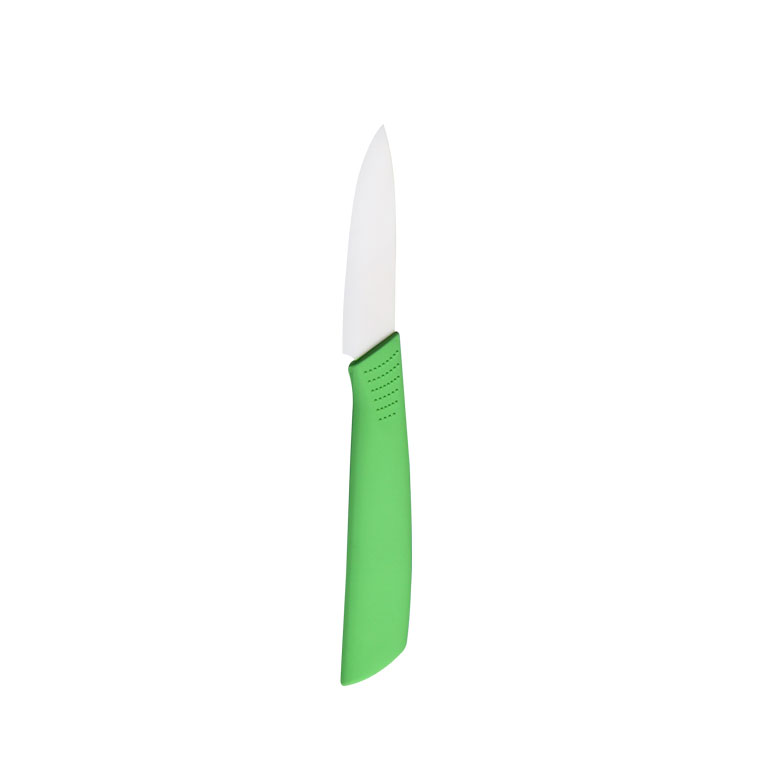Нож кухонный Miolla, цвет: зеленая ручка