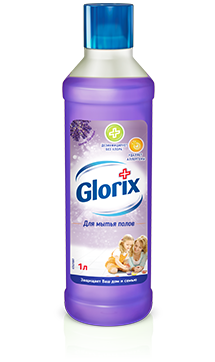 Средство для мытья полов Glorix Цветы лаванды, 1000 мл