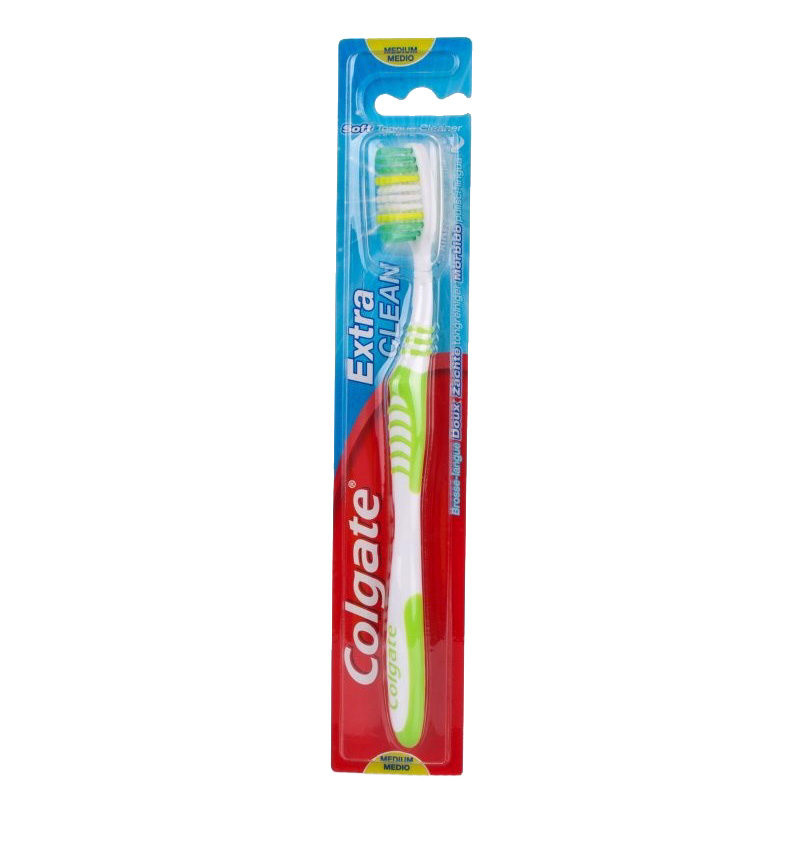 Зубная щетка Colgate Экстра чистота, цвет: зеленый