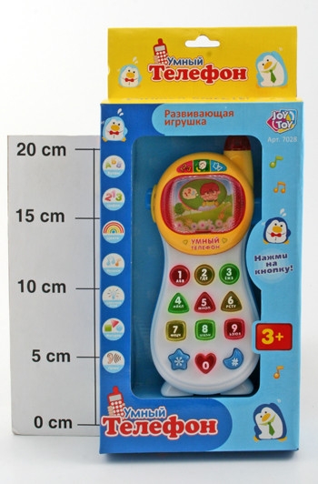 Игр. пласт. Joy Toy BOX 29х13х5 см. Умный телефон, арт. 7028.